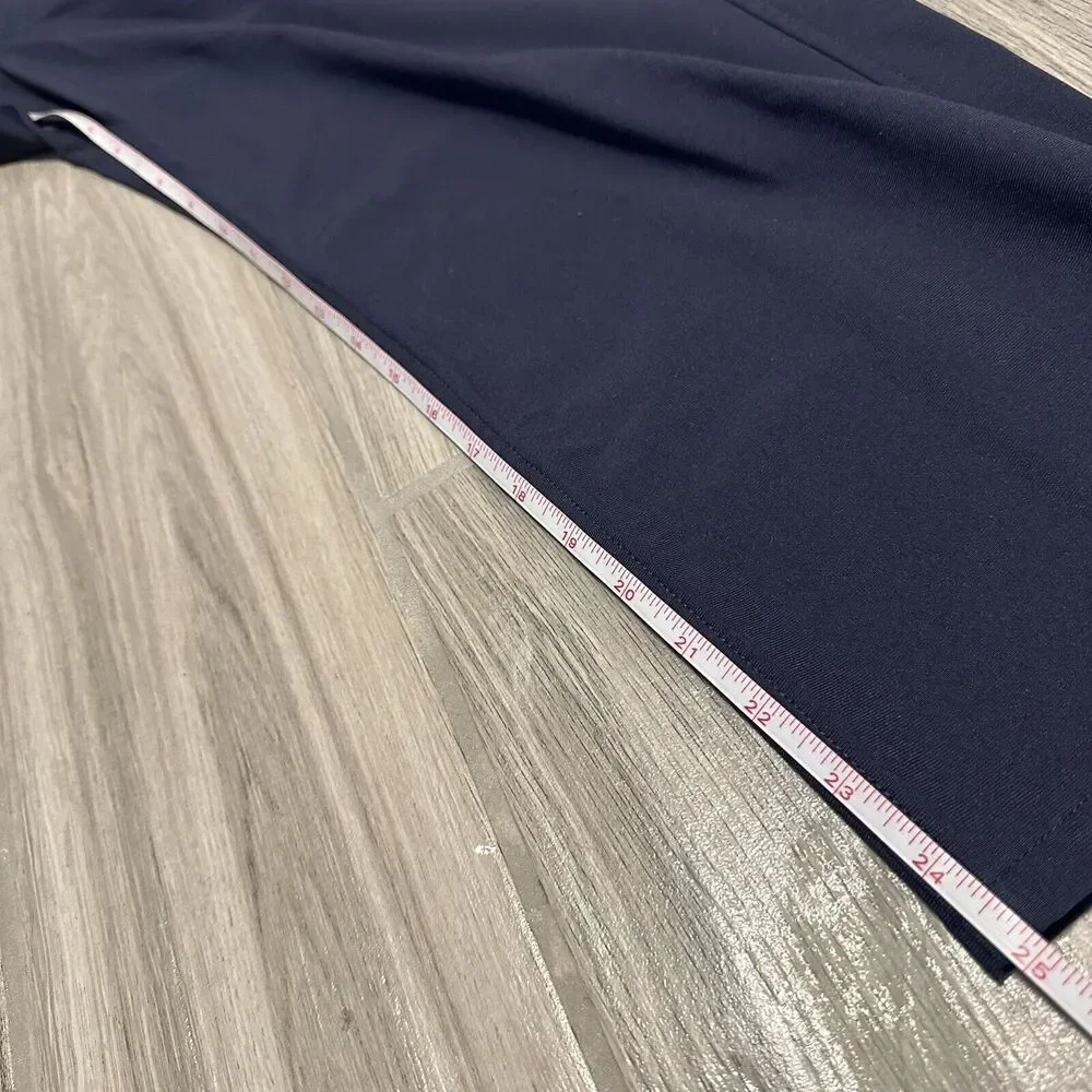 FootJoy Performance Knit Golf Pants Mens 31 x 25 Navy Blue 29016‎ Stretch Flat